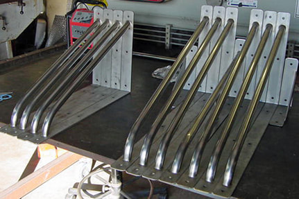 marine hand rails manufactured by z metal works